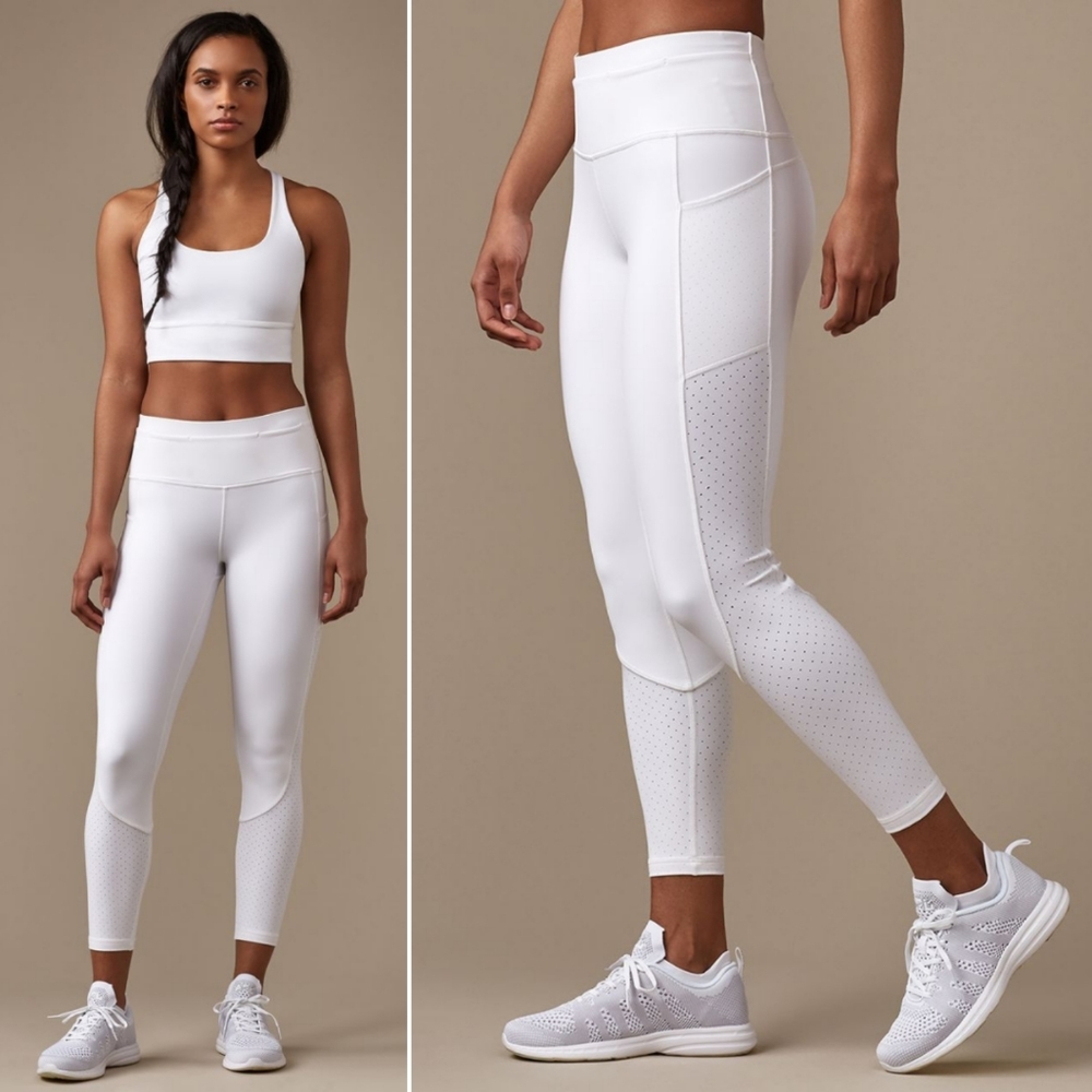 lululemon athletica White High-Rise Perforated Leggings